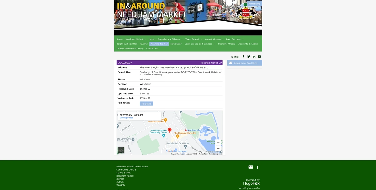 Hugofox web site